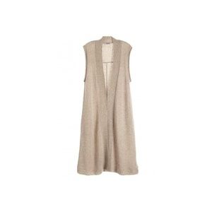 Calypso St.Barth 100% Cashmere Long Vest/Cardigan